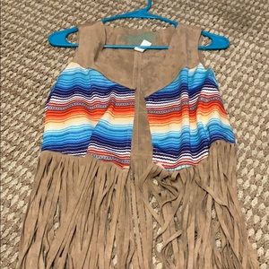 Serape vest